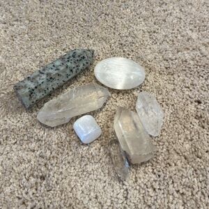 Lot of gemstones and crystals